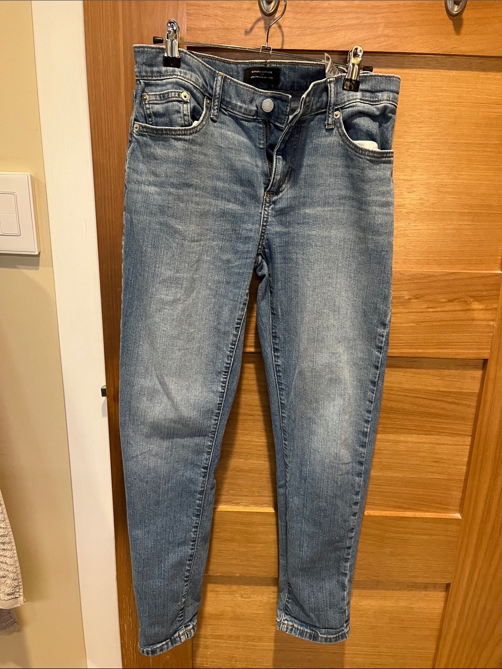 Banana Republic Light Blue Girlfriend mid rise Jeans